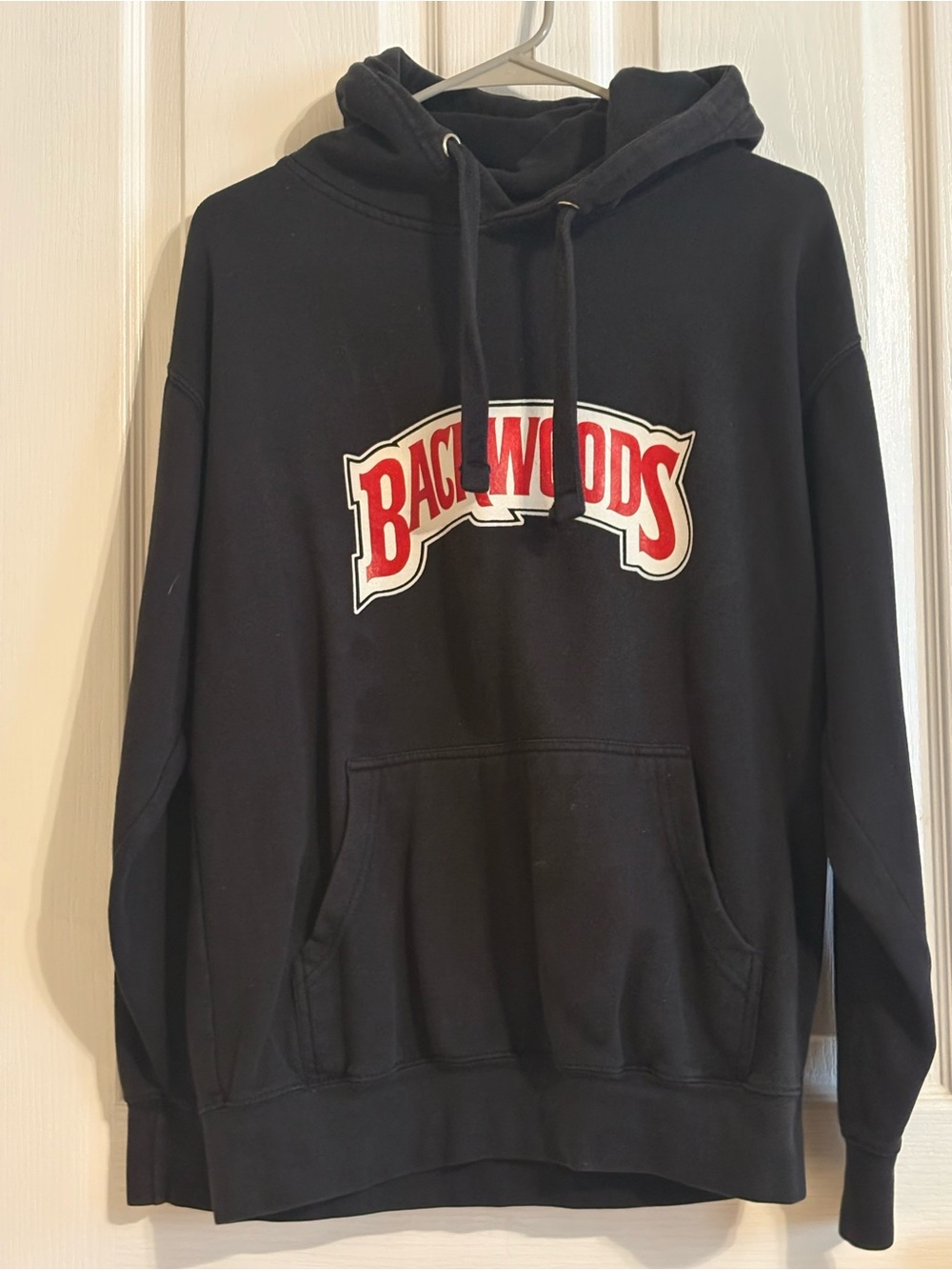 Backwoods Black Pullover Hoodie for Men